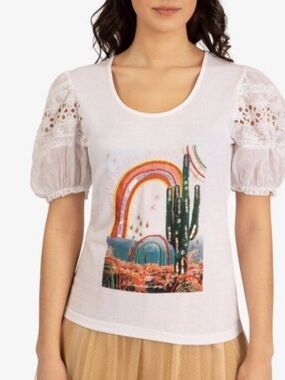 Beatnik Philosophy Western Oasis Dream Top - Size